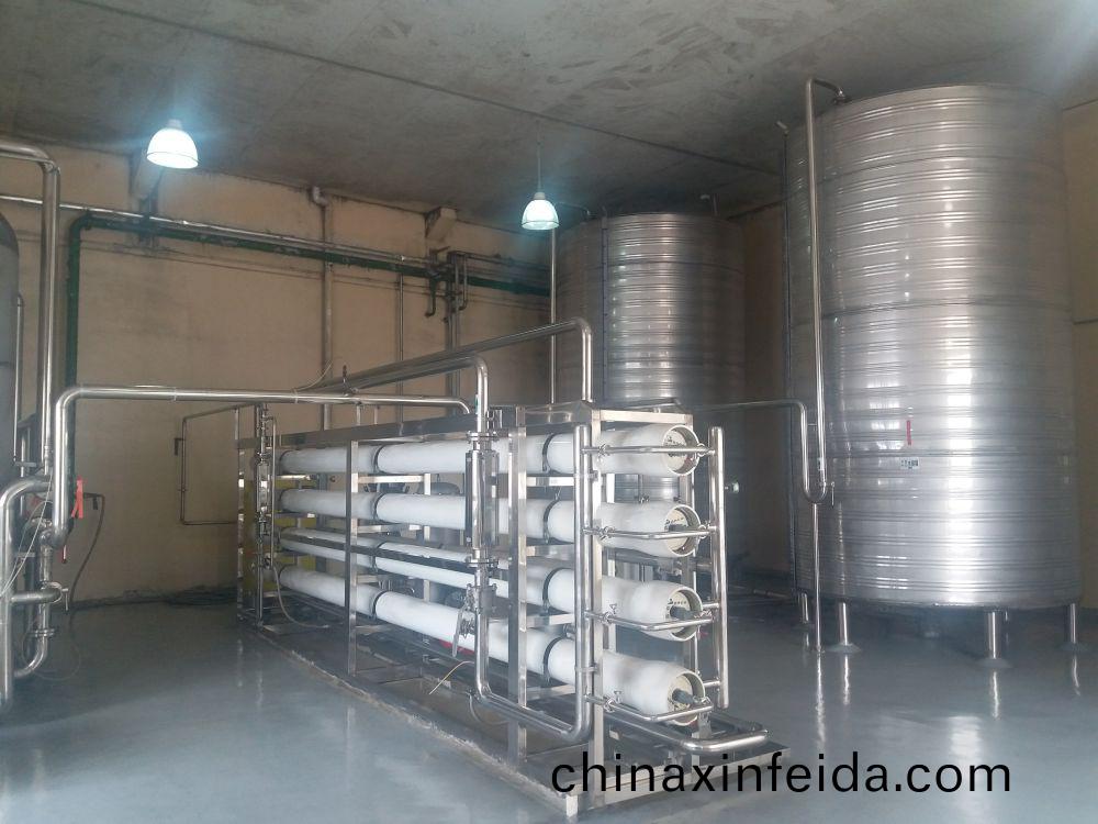 廣東某某酒廠30m3ph純(chun)水係統