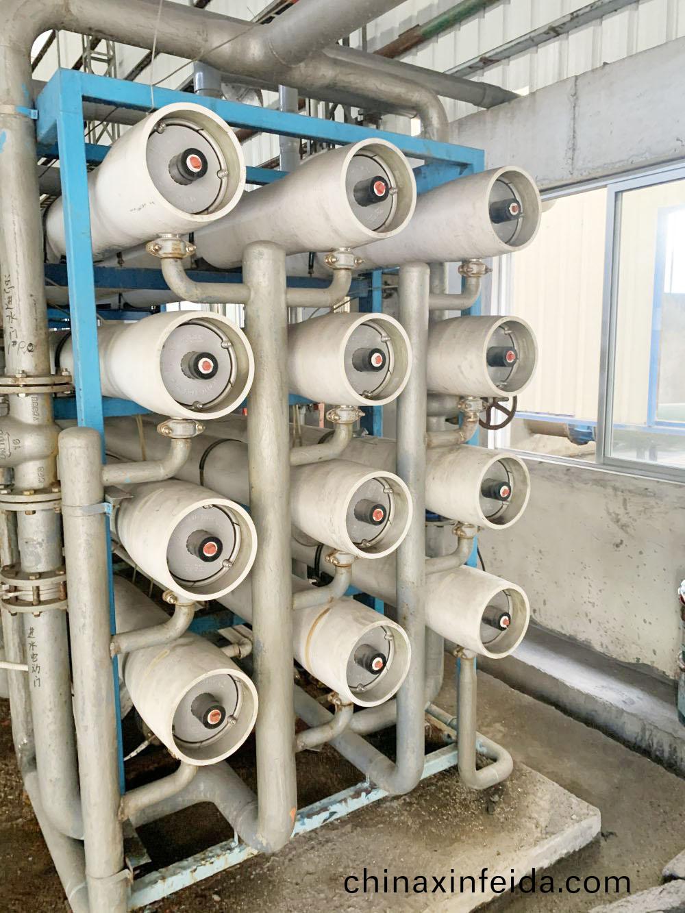 槑州某某紙業80m3ph除(chu)鹽水係統現場圖片