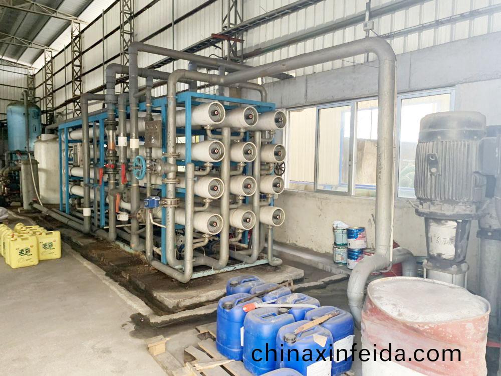槑州某某紙(zhi)業80m3ph除鹽水係統現(xian)場圖(tu)片