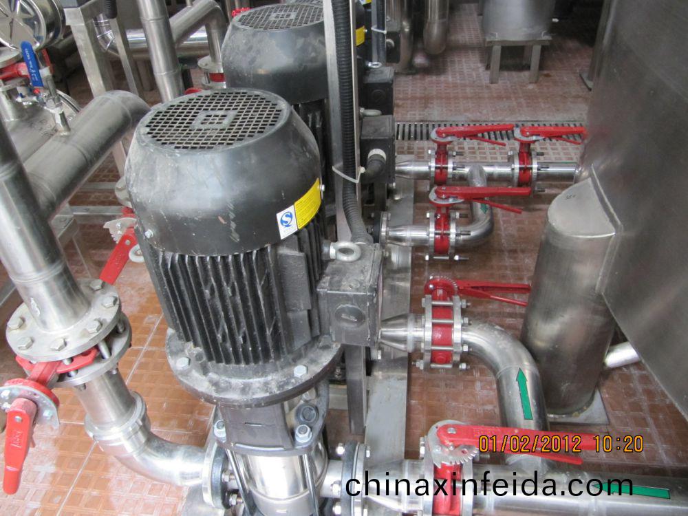 飲料廠20m3ph純(chun)水係統