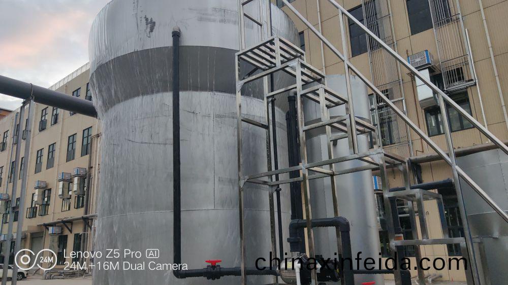 廣東某某紡織100噸輭化水工程