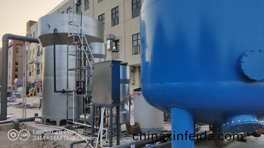 廣東某某紡織100噸輭化水工程