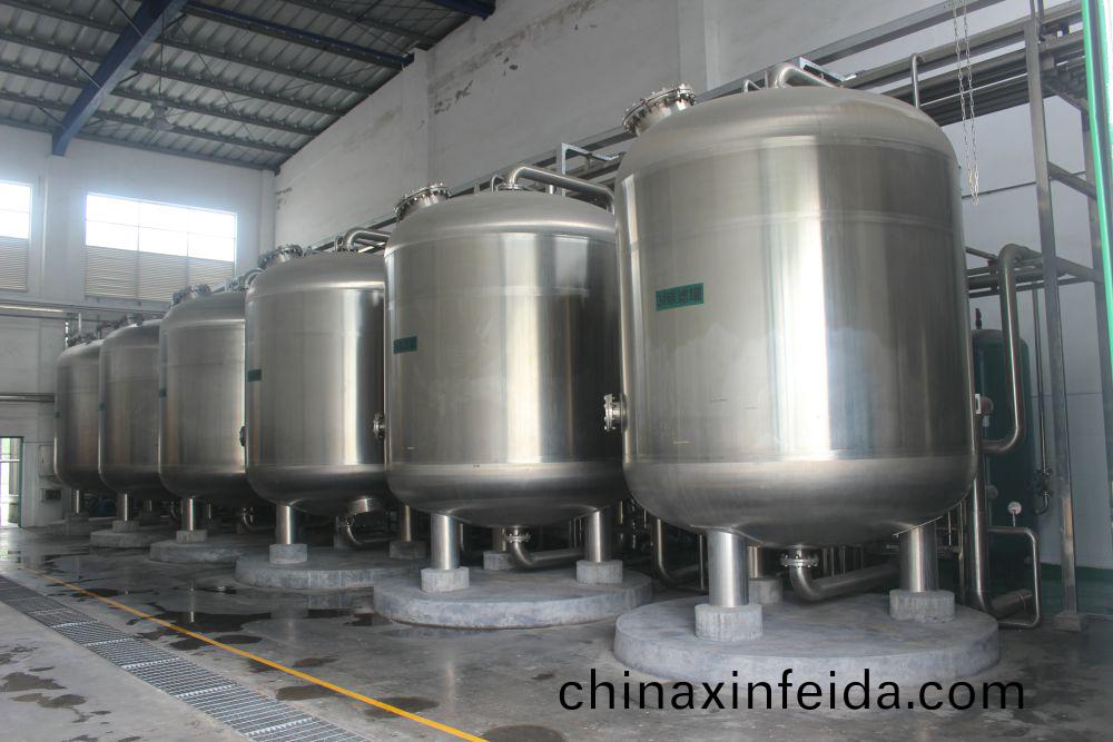 廣州某某啤酒100噸過濾輭化水工程