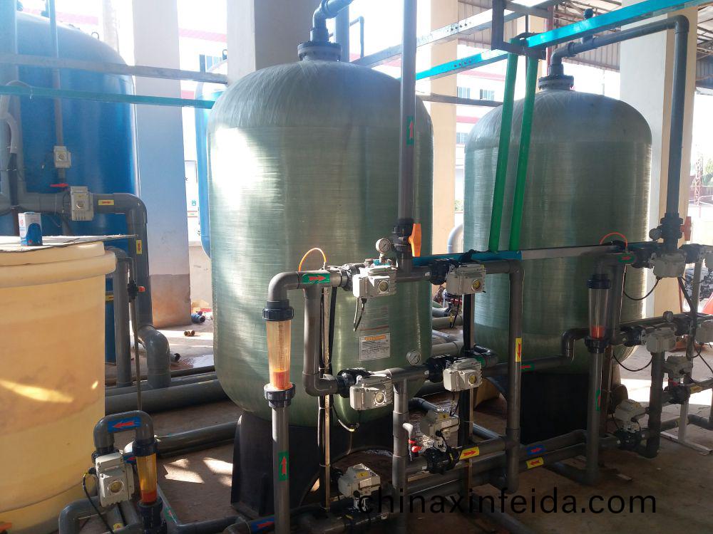 孟加拉國(guo)60m3ph輭化水工程