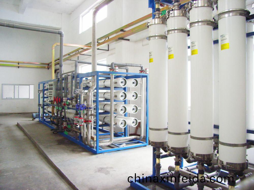 超濾+反滲透(tou)除鹽設備